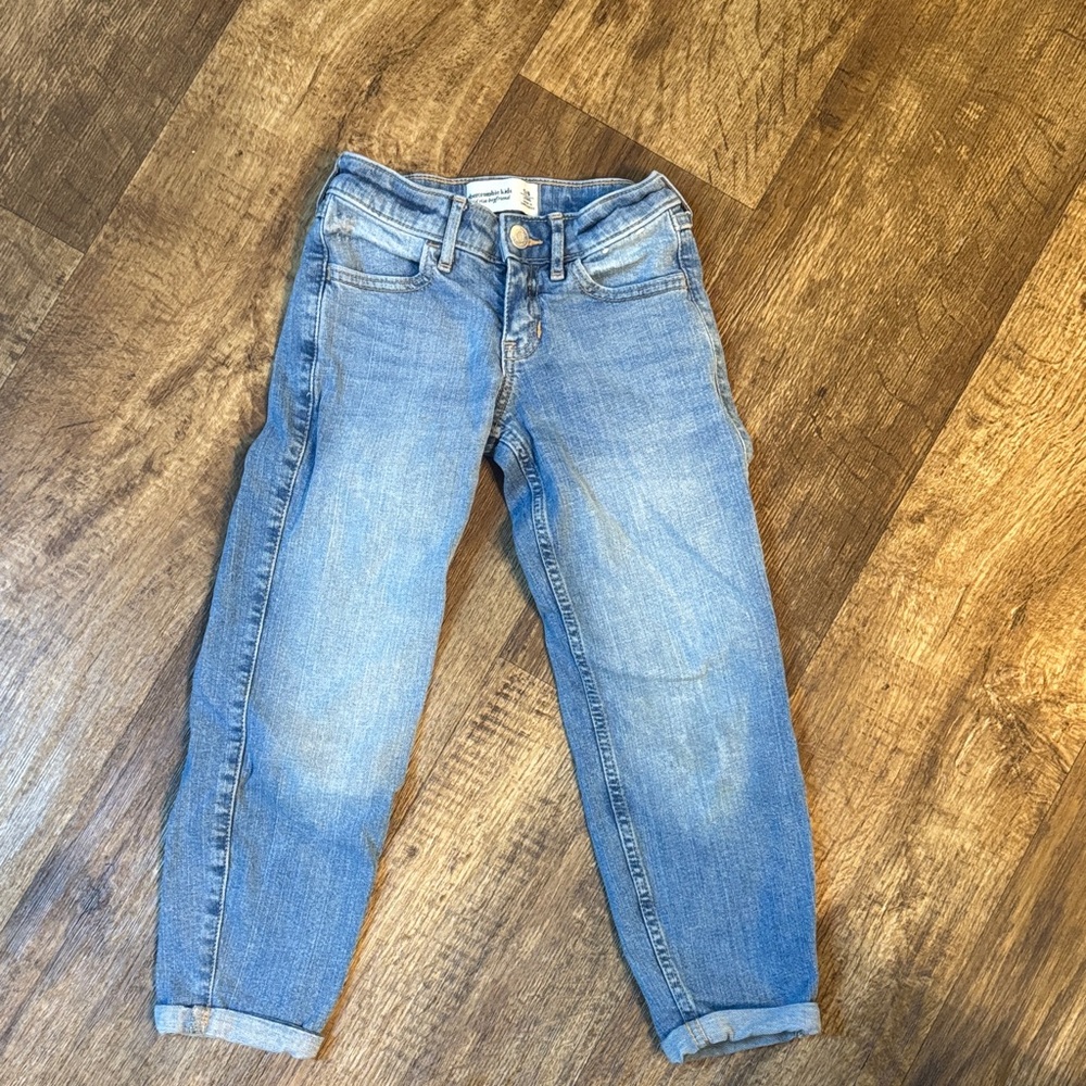 Abercrombie Kids Light Blue Ankle Jeans